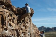 Bouldering in Hueco Tanks on 04/06/2019 with Blue Lizard Climbing and Yoga

Filename: SRM_20190406_0901150.jpg
Aperture: f/4.0
Shutter Speed: 1/800
Body: Canon EOS-1D Mark II
Lens: Canon EF 50mm f/1.8 II