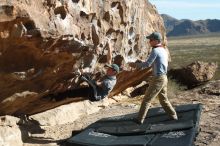 Bouldering in Hueco Tanks on 04/06/2019 with Blue Lizard Climbing and Yoga

Filename: SRM_20190406_0903570.jpg
Aperture: f/4.0
Shutter Speed: 1/500
Body: Canon EOS-1D Mark II
Lens: Canon EF 50mm f/1.8 II