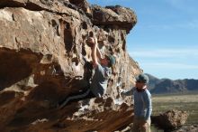 Bouldering in Hueco Tanks on 04/06/2019 with Blue Lizard Climbing and Yoga

Filename: SRM_20190406_0908510.jpg
Aperture: f/4.0
Shutter Speed: 1/640
Body: Canon EOS-1D Mark II
Lens: Canon EF 50mm f/1.8 II