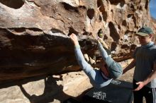 Bouldering in Hueco Tanks on 04/06/2019 with Blue Lizard Climbing and Yoga

Filename: SRM_20190406_0913180.jpg
Aperture: f/5.6
Shutter Speed: 1/320
Body: Canon EOS-1D Mark II
Lens: Canon EF 16-35mm f/2.8 L