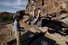 Bouldering in Hueco Tanks on 04/06/2019 with Blue Lizard Climbing and Yoga

Filename: SRM_20190406_0919120.jpg
Aperture: f/5.6
Shutter Speed: 1/500
Body: Canon EOS-1D Mark II
Lens: Canon EF 16-35mm f/2.8 L
