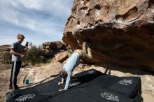 Bouldering in Hueco Tanks on 04/06/2019 with Blue Lizard Climbing and Yoga

Filename: SRM_20190406_0931560.jpg
Aperture: f/5.6
Shutter Speed: 1/320
Body: Canon EOS-1D Mark II
Lens: Canon EF 16-35mm f/2.8 L