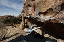 Bouldering in Hueco Tanks on 04/06/2019 with Blue Lizard Climbing and Yoga

Filename: SRM_20190406_0932270.jpg
Aperture: f/5.6
Shutter Speed: 1/500
Body: Canon EOS-1D Mark II
Lens: Canon EF 16-35mm f/2.8 L