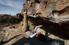 Bouldering in Hueco Tanks on 04/06/2019 with Blue Lizard Climbing and Yoga

Filename: SRM_20190406_0932280.jpg
Aperture: f/5.6
Shutter Speed: 1/500
Body: Canon EOS-1D Mark II
Lens: Canon EF 16-35mm f/2.8 L