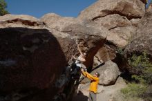 Bouldering in Hueco Tanks on 04/13/2019 with Blue Lizard Climbing and Yoga

Filename: SRM_20190413_0957550.jpg
Aperture: f/5.6
Shutter Speed: 1/800
Body: Canon EOS-1D Mark II
Lens: Canon EF 16-35mm f/2.8 L