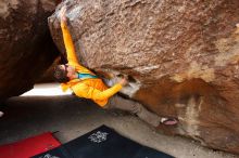 Bouldering in Hueco Tanks on 04/13/2019 with Blue Lizard Climbing and Yoga

Filename: SRM_20190413_1005250.jpg
Aperture: f/5.6
Shutter Speed: 1/320
Body: Canon EOS-1D Mark II
Lens: Canon EF 16-35mm f/2.8 L