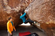 Bouldering in Hueco Tanks on 04/13/2019 with Blue Lizard Climbing and Yoga

Filename: SRM_20190413_1012230.jpg
Aperture: f/5.6
Shutter Speed: 1/320
Body: Canon EOS-1D Mark II
Lens: Canon EF 16-35mm f/2.8 L