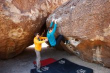 Bouldering in Hueco Tanks on 04/13/2019 with Blue Lizard Climbing and Yoga

Filename: SRM_20190413_1016410.jpg
Aperture: f/5.6
Shutter Speed: 1/160
Body: Canon EOS-1D Mark II
Lens: Canon EF 16-35mm f/2.8 L
