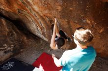 Bouldering in Hueco Tanks on 04/13/2019 with Blue Lizard Climbing and Yoga

Filename: SRM_20190413_1028010.jpg
Aperture: f/5.6
Shutter Speed: 1/400
Body: Canon EOS-1D Mark II
Lens: Canon EF 16-35mm f/2.8 L