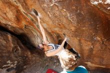 Bouldering in Hueco Tanks on 04/13/2019 with Blue Lizard Climbing and Yoga

Filename: SRM_20190413_1028090.jpg
Aperture: f/5.6
Shutter Speed: 1/200
Body: Canon EOS-1D Mark II
Lens: Canon EF 16-35mm f/2.8 L