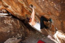 Bouldering in Hueco Tanks on 04/13/2019 with Blue Lizard Climbing and Yoga

Filename: SRM_20190413_1028130.jpg
Aperture: f/5.6
Shutter Speed: 1/200
Body: Canon EOS-1D Mark II
Lens: Canon EF 16-35mm f/2.8 L