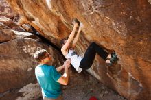 Bouldering in Hueco Tanks on 04/13/2019 with Blue Lizard Climbing and Yoga

Filename: SRM_20190413_1028190.jpg
Aperture: f/5.6
Shutter Speed: 1/200
Body: Canon EOS-1D Mark II
Lens: Canon EF 16-35mm f/2.8 L