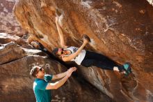 Bouldering in Hueco Tanks on 04/13/2019 with Blue Lizard Climbing and Yoga

Filename: SRM_20190413_1028232.jpg
Aperture: f/5.6
Shutter Speed: 1/250
Body: Canon EOS-1D Mark II
Lens: Canon EF 16-35mm f/2.8 L