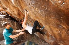 Bouldering in Hueco Tanks on 04/13/2019 with Blue Lizard Climbing and Yoga

Filename: SRM_20190413_1042030.jpg
Aperture: f/5.0
Shutter Speed: 1/200
Body: Canon EOS-1D Mark II
Lens: Canon EF 16-35mm f/2.8 L