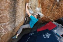 Bouldering in Hueco Tanks on 04/13/2019 with Blue Lizard Climbing and Yoga

Filename: SRM_20190413_1107010.jpg
Aperture: f/5.6
Shutter Speed: 1/250
Body: Canon EOS-1D Mark II
Lens: Canon EF 16-35mm f/2.8 L