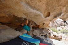 Bouldering in Hueco Tanks on 04/13/2019 with Blue Lizard Climbing and Yoga

Filename: SRM_20190413_1151580.jpg
Aperture: f/5.6
Shutter Speed: 1/200
Body: Canon EOS-1D Mark II
Lens: Canon EF 16-35mm f/2.8 L