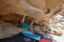 Bouldering in Hueco Tanks on 04/13/2019 with Blue Lizard Climbing and Yoga

Filename: SRM_20190413_1152000.jpg
Aperture: f/5.6
Shutter Speed: 1/200
Body: Canon EOS-1D Mark II
Lens: Canon EF 16-35mm f/2.8 L