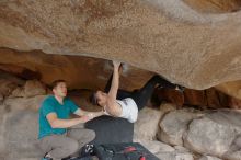 Bouldering in Hueco Tanks on 04/13/2019 with Blue Lizard Climbing and Yoga

Filename: SRM_20190413_1239150.jpg
Aperture: f/5.6
Shutter Speed: 1/250
Body: Canon EOS-1D Mark II
Lens: Canon EF 16-35mm f/2.8 L