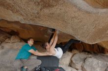 Bouldering in Hueco Tanks on 04/13/2019 with Blue Lizard Climbing and Yoga

Filename: SRM_20190413_1239190.jpg
Aperture: f/5.6
Shutter Speed: 1/250
Body: Canon EOS-1D Mark II
Lens: Canon EF 16-35mm f/2.8 L