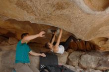 Bouldering in Hueco Tanks on 04/13/2019 with Blue Lizard Climbing and Yoga

Filename: SRM_20190413_1254501.jpg
Aperture: f/5.6
Shutter Speed: 1/250
Body: Canon EOS-1D Mark II
Lens: Canon EF 16-35mm f/2.8 L