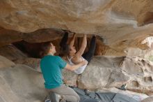 Bouldering in Hueco Tanks on 04/13/2019 with Blue Lizard Climbing and Yoga

Filename: SRM_20190413_1310370.jpg
Aperture: f/4.0
Shutter Speed: 1/250
Body: Canon EOS-1D Mark II
Lens: Canon EF 50mm f/1.8 II