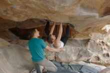 Bouldering in Hueco Tanks on 04/13/2019 with Blue Lizard Climbing and Yoga

Filename: SRM_20190413_1310380.jpg
Aperture: f/4.0
Shutter Speed: 1/250
Body: Canon EOS-1D Mark II
Lens: Canon EF 50mm f/1.8 II