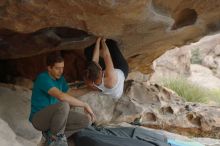 Bouldering in Hueco Tanks on 04/13/2019 with Blue Lizard Climbing and Yoga

Filename: SRM_20190413_1310530.jpg
Aperture: f/4.0
Shutter Speed: 1/400
Body: Canon EOS-1D Mark II
Lens: Canon EF 50mm f/1.8 II