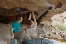 Bouldering in Hueco Tanks on 04/13/2019 with Blue Lizard Climbing and Yoga

Filename: SRM_20190413_1310540.jpg
Aperture: f/4.0
Shutter Speed: 1/320
Body: Canon EOS-1D Mark II
Lens: Canon EF 50mm f/1.8 II