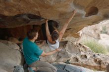 Bouldering in Hueco Tanks on 04/13/2019 with Blue Lizard Climbing and Yoga

Filename: SRM_20190413_1311030.jpg
Aperture: f/4.0
Shutter Speed: 1/320
Body: Canon EOS-1D Mark II
Lens: Canon EF 50mm f/1.8 II