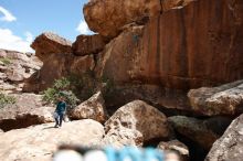 Bouldering in Hueco Tanks on 04/13/2019 with Blue Lizard Climbing and Yoga

Filename: SRM_20190413_1347300.jpg
Aperture: f/4.0
Shutter Speed: 1/800
Body: Canon EOS-1D Mark II
Lens: Canon EF 16-35mm f/2.8 L