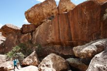 Bouldering in Hueco Tanks on 04/13/2019 with Blue Lizard Climbing and Yoga

Filename: SRM_20190413_1347560.jpg
Aperture: f/5.6
Shutter Speed: 1/320
Body: Canon EOS-1D Mark II
Lens: Canon EF 16-35mm f/2.8 L