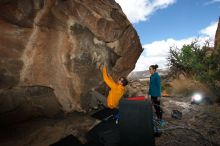 Bouldering in Hueco Tanks on 04/13/2019 with Blue Lizard Climbing and Yoga

Filename: SRM_20190413_1422400.jpg
Aperture: f/5.6
Shutter Speed: 1/250
Body: Canon EOS-1D Mark II
Lens: Canon EF 16-35mm f/2.8 L