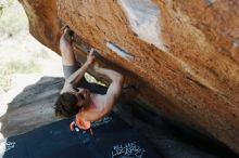 Bouldering in Hueco Tanks on 06/15/2019 with Blue Lizard Climbing and Yoga
Filename: SRM_20190615_1420440.jpg
Aperture: f/4.0
Shutter Speed: 1/160
Body: Canon EOS-1D Mark II
Lens: Canon EF 50mm f/1.8 II