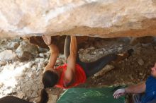 Bouldering in Hueco Tanks on 08/31/2019 with Blue Lizard Climbing and Yoga
Filename: SRM_20190831_1316550.jpg
Aperture: f/2.8
Shutter Speed: 1/200
Body: Canon EOS-1D Mark II
Lens: Canon EF 50mm f/1.8 II
