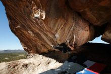 Bouldering in Hueco Tanks on 10/26/2019 with Blue Lizard Climbing and Yoga

Filename: SRM_20191026_1327270.jpg
Aperture: f/8.0
Shutter Speed: 1/250
Body: Canon EOS-1D Mark II
Lens: Canon EF 16-35mm f/2.8 L
