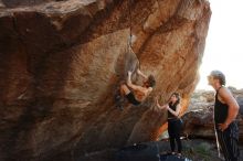 Bouldering in Hueco Tanks on 10/26/2019 with Blue Lizard Climbing and Yoga
Filename: SRM_20191026_1724550.jpg
Aperture: f/5.6
Shutter Speed: 1/320
Body: Canon EOS-1D Mark II
Lens: Canon EF 16-35mm f/2.8 L