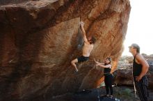 Bouldering in Hueco Tanks on 10/26/2019 with Blue Lizard Climbing and Yoga
Filename: SRM_20191026_1724570.jpg
Aperture: f/5.6
Shutter Speed: 1/320
Body: Canon EOS-1D Mark II
Lens: Canon EF 16-35mm f/2.8 L