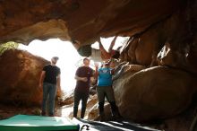 Bouldering in Hueco Tanks on 11/10/2019 with Blue Lizard Climbing and Yoga
Filename: SRM_20191110_1441270.jpg
Aperture: f/5.6
Shutter Speed: 1/800
Body: Canon EOS-1D Mark II
Lens: Canon EF 16-35mm f/2.8 L