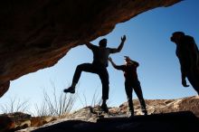 Bouldering in Hueco Tanks on 11/18/2019 with Blue Lizard Climbing and Yoga
Filename: SRM_20191118_1302420.jpg
Aperture: f/8.0
Shutter Speed: 1/250
Body: Canon EOS-1D Mark II
Lens: Canon EF 16-35mm f/2.8 L