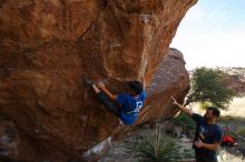 Bouldering in Hueco Tanks on 11/24/2019 with Blue Lizard Climbing and Yoga

Filename: SRM_20191124_1319280.jpg
Aperture: f/5.6
Shutter Speed: 1/320
Body: Canon EOS-1D Mark II
Lens: Canon EF 16-35mm f/2.8 L