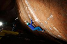 Bouldering in Hueco Tanks on 11/26/2019 with Blue Lizard Climbing and Yoga

Filename: SRM_20191126_1351410.jpg
Aperture: f/6.3
Shutter Speed: 1/250
Body: Canon EOS-1D Mark II
Lens: Canon EF 16-35mm f/2.8 L