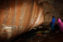 Bouldering in Hueco Tanks on 11/26/2019 with Blue Lizard Climbing and Yoga
Filename: SRM_20191126_1431330.jpg
Aperture: f/7.1
Shutter Speed: 1/250
Body: Canon EOS-1D Mark II
Lens: Canon EF 16-35mm f/2.8 L