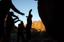 Bouldering in Hueco Tanks on 11/26/2019 with Blue Lizard Climbing and Yoga
Filename: SRM_20191126_1754303.jpg
Aperture: f/9.0
Shutter Speed: 1/250
Body: Canon EOS-1D Mark II
Lens: Canon EF 16-35mm f/2.8 L