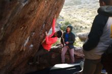 Bouldering in Hueco Tanks on 12/15/2019 with Blue Lizard Climbing and Yoga

Filename: SRM_20191215_1659570.jpg
Aperture: f/4.0
Shutter Speed: 1/250
Body: Canon EOS-1D Mark II
Lens: Canon EF 50mm f/1.8 II