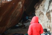 Bouldering in Hueco Tanks on 12/16/2019 with Blue Lizard Climbing and Yoga

Filename: SRM_20191216_1758220.jpg
Aperture: f/2.5
Shutter Speed: 1/250
Body: Canon EOS-1D Mark II
Lens: Canon EF 50mm f/1.8 II