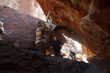 Bouldering in Hueco Tanks on 12/23/2019 with Blue Lizard Climbing and Yoga

Filename: SRM_20191223_1350090.jpg
Aperture: f/6.3
Shutter Speed: 1/250
Body: Canon EOS-1D Mark II
Lens: Canon EF 16-35mm f/2.8 L