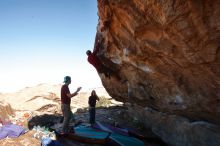 Bouldering in Hueco Tanks on 12/26/2019 with Blue Lizard Climbing and Yoga
Filename: SRM_20191226_1131330.jpg
Aperture: f/8.0
Shutter Speed: 1/500
Body: Canon EOS-1D Mark II
Lens: Canon EF 16-35mm f/2.8 L