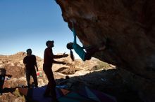 Bouldering in Hueco Tanks on 12/26/2019 with Blue Lizard Climbing and Yoga
Filename: SRM_20191226_1157220.jpg
Aperture: f/11.0
Shutter Speed: 1/320
Body: Canon EOS-1D Mark II
Lens: Canon EF 16-35mm f/2.8 L