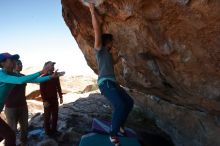 Bouldering in Hueco Tanks on 12/26/2019 with Blue Lizard Climbing and Yoga
Filename: SRM_20191226_1213010.jpg
Aperture: f/8.0
Shutter Speed: 1/320
Body: Canon EOS-1D Mark II
Lens: Canon EF 16-35mm f/2.8 L