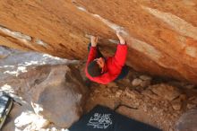 Bouldering in Hueco Tanks on 12/29/2019 with Blue Lizard Climbing and Yoga

Filename: SRM_20191229_1532540.jpg
Aperture: f/3.5
Shutter Speed: 1/400
Body: Canon EOS-1D Mark II
Lens: Canon EF 50mm f/1.8 II